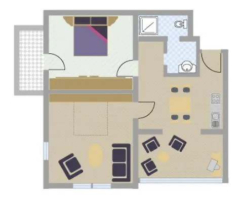 Strandklause-app-04 In Seebad Bansin *